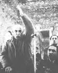 Dr. Mossadegh's trail in the Shah's military court